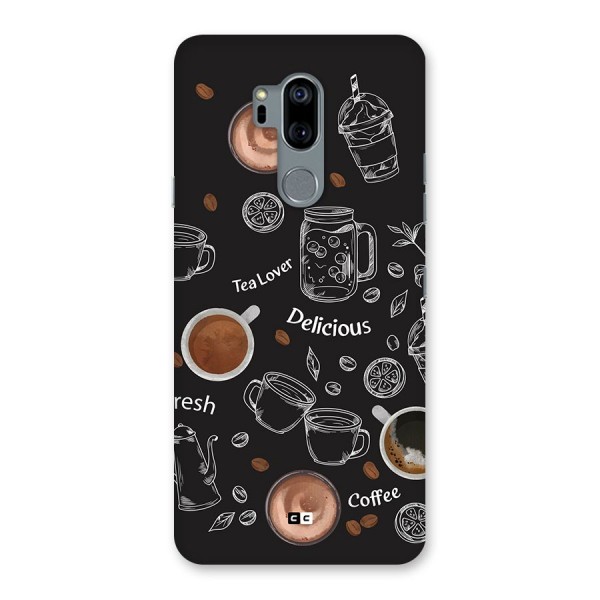 Tea And Coffee Mixture Back Case for LG G7