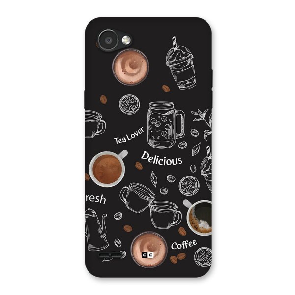 Tea And Coffee Mixture Back Case for LG Q6