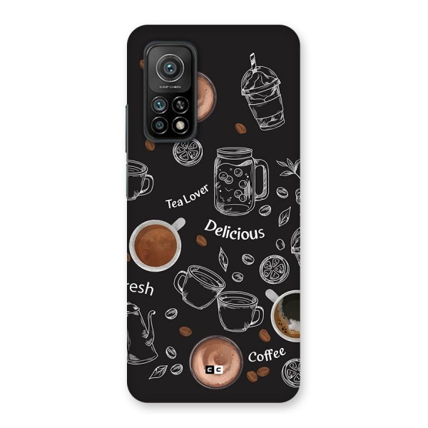 Tea And Coffee Mixture Back Case for Mi 10T 5G