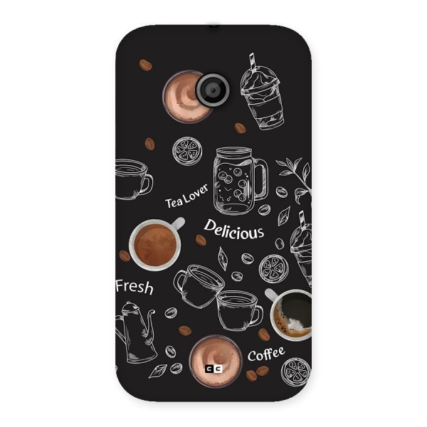 Tea And Coffee Mixture Back Case for Moto E