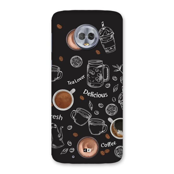 Tea And Coffee Mixture Back Case for Moto G6