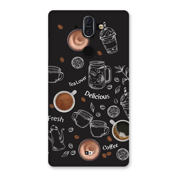 Tea And Coffee Mixture Back Case for Nokia 8 Sirocco