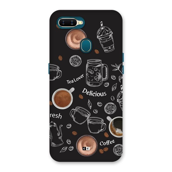 Tea And Coffee Mixture Back Case for Oppo A12s