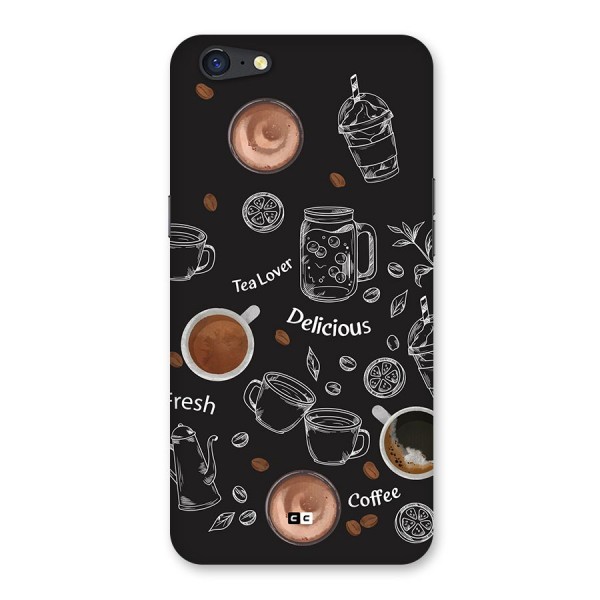 Tea And Coffee Mixture Back Case for Oppo A71