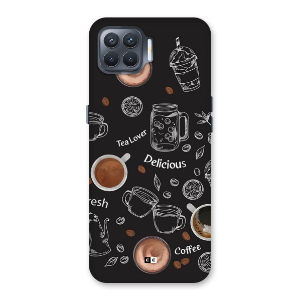 Tea And Coffee Mixture Back Case for Oppo F17 Pro