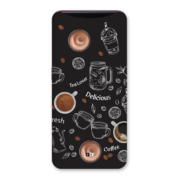 Tea And Coffee Mixture Back Case for Oppo Find X