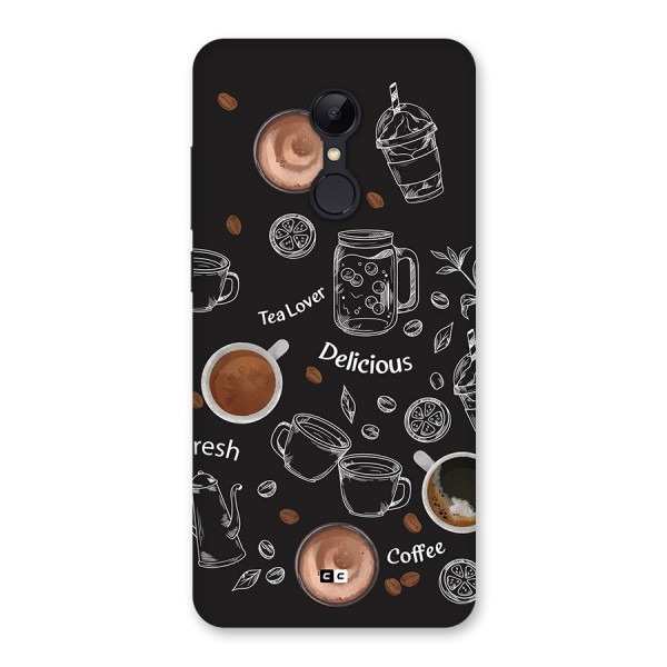 Tea And Coffee Mixture Back Case for Redmi 5