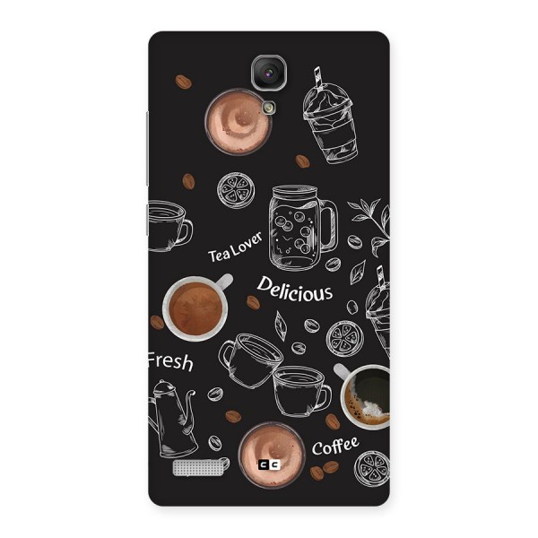 Tea And Coffee Mixture Back Case for Redmi Note