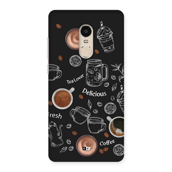 Tea And Coffee Mixture Back Case for Redmi Note 4