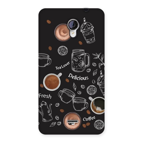 Tea And Coffee Mixture Back Case for Unite 2 A106