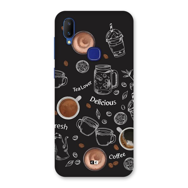 Tea And Coffee Mixture Back Case for Vivo V11