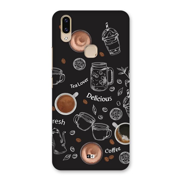 Tea And Coffee Mixture Back Case for Vivo V9