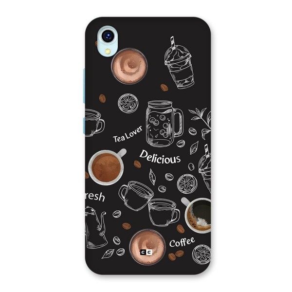 Tea And Coffee Mixture Back Case for Vivo Y1s