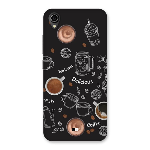 Tea And Coffee Mixture Back Case for Vivo Y91i