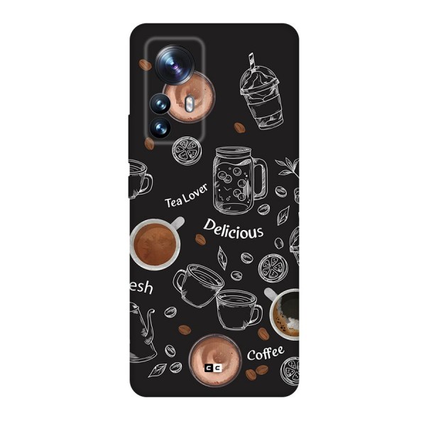 Tea And Coffee Mixture Back Case for Xiaomi 12 Pro