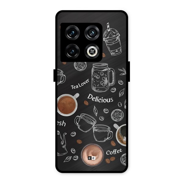 Tea And Coffee Mixture Metal Back Case for OnePlus 10 Pro 5G