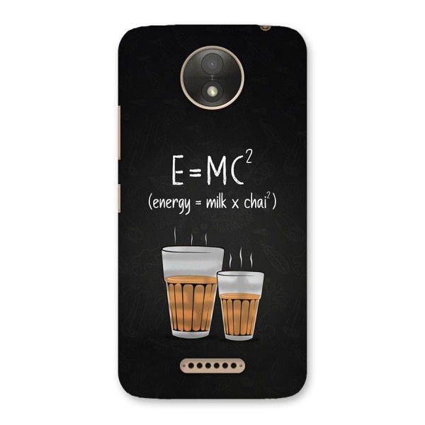 Tea Formula Back Case for Moto C Plus