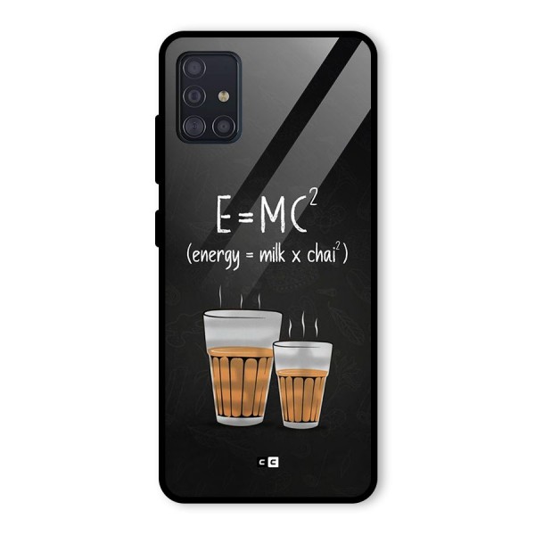 Tea Formula Glass Back Case for Galaxy A51