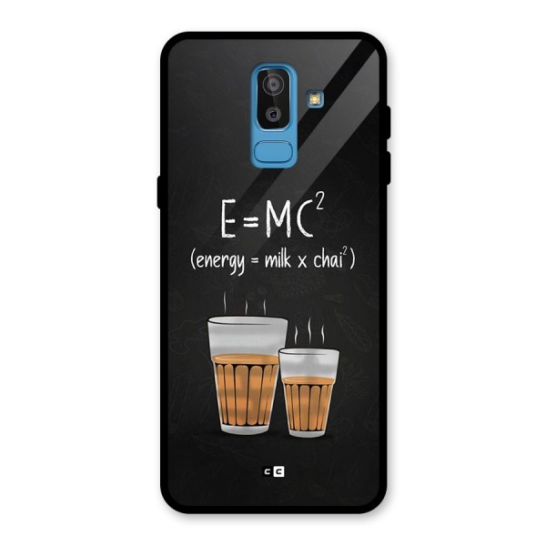 Tea Formula Glass Back Case for Galaxy J8