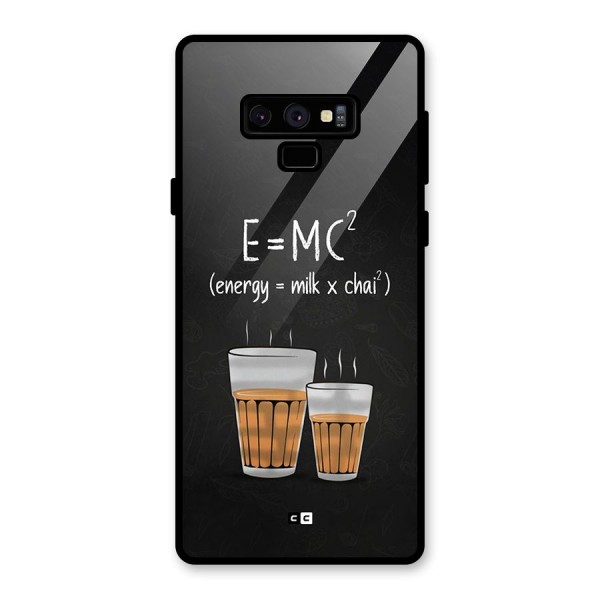 Tea Formula Glass Back Case for Galaxy Note 9