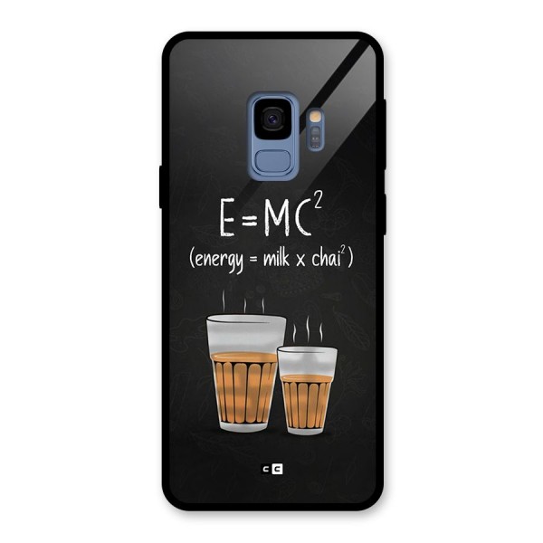 Tea Formula Glass Back Case for Galaxy S9