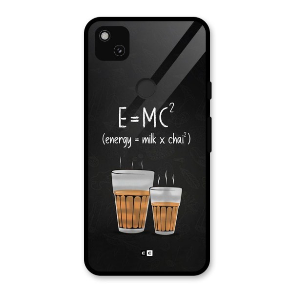 Tea Formula Glass Back Case for Google Pixel 4a