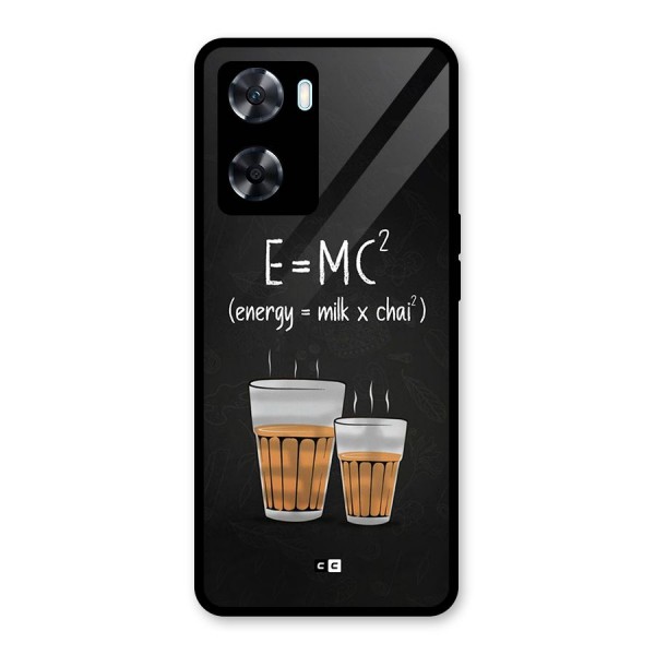 Tea Formula Glass Back Case for Oppo A77s