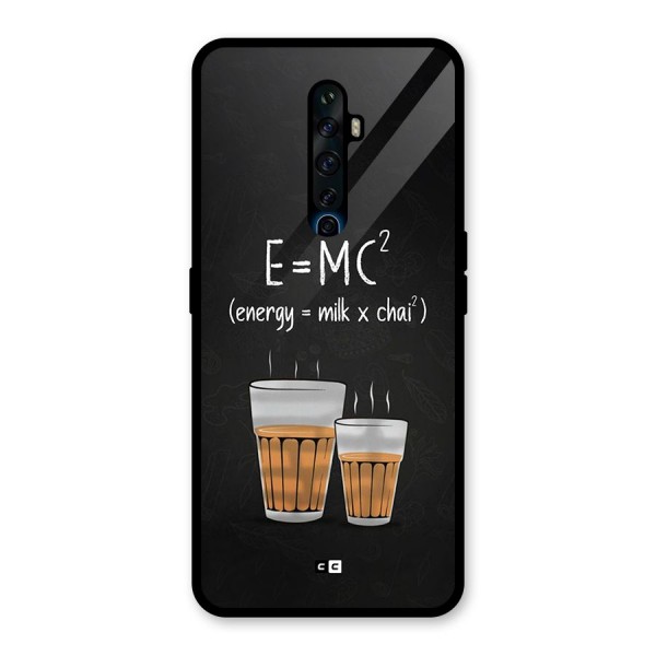 Tea Formula Glass Back Case for Oppo Reno2 Z