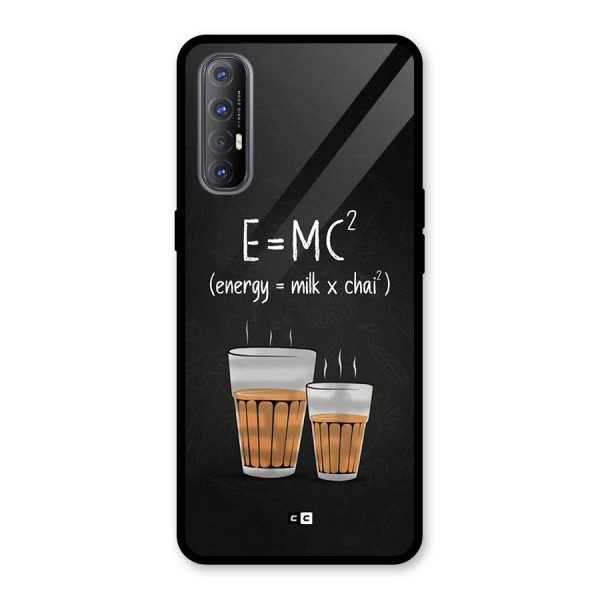 Tea Formula Glass Back Case for Oppo Reno3 Pro