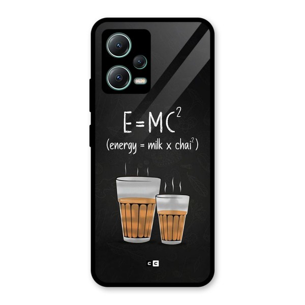 Tea Formula Glass Back Case for Poco X5