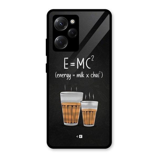 Tea Formula Glass Back Case for Poco X5 Pro