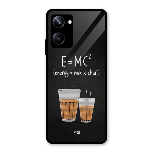 Tea Formula Glass Back Case for Realme 10 Pro