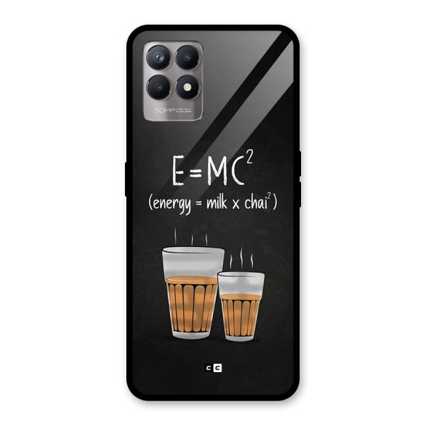 Tea Formula Glass Back Case for Realme 8i