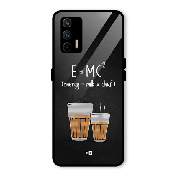 Tea Formula Glass Back Case for Realme X7 Max