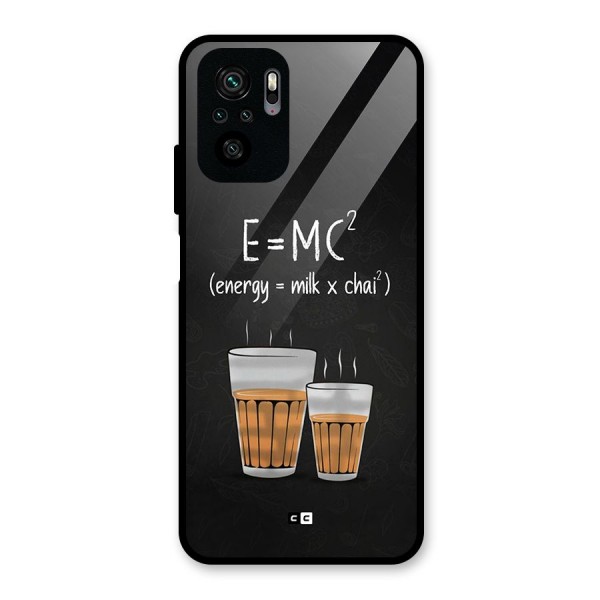 Tea Formula Glass Back Case for Redmi Note 10