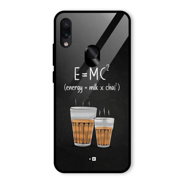 Tea Formula Glass Back Case for Redmi Note 7