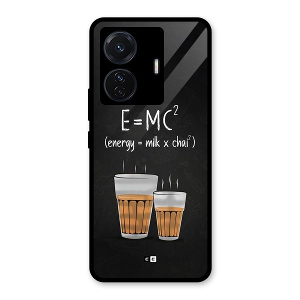 Tea Formula Glass Back Case for Vivo T1 Pro