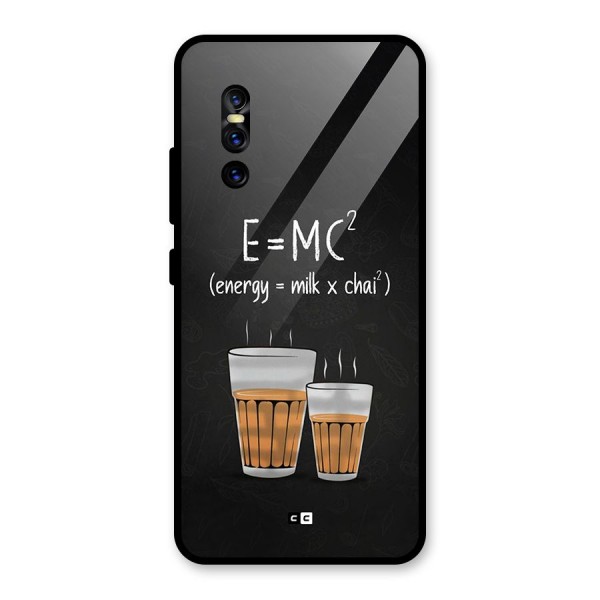 Tea Formula Glass Back Case for Vivo V15 Pro