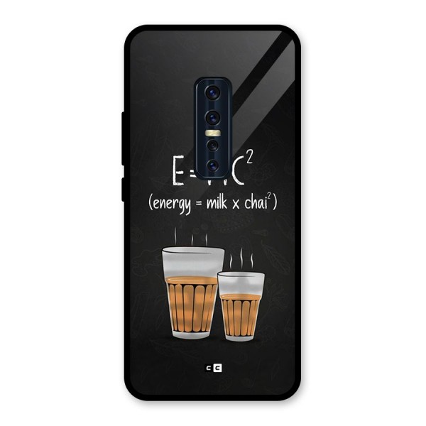 Tea Formula Glass Back Case for Vivo V17 Pro