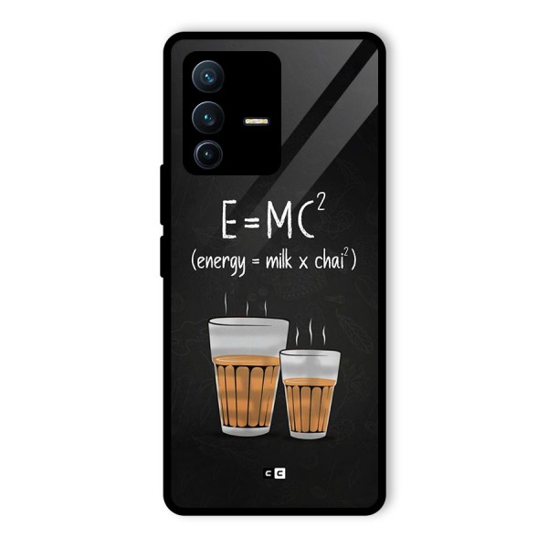 Tea Formula Glass Back Case for Vivo V23 Pro