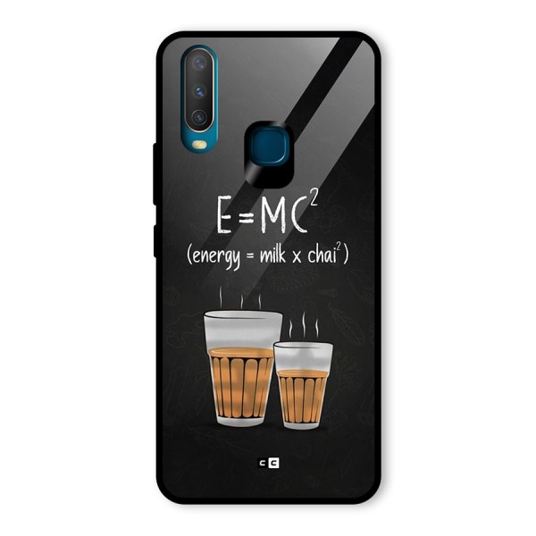 Tea Formula Glass Back Case for Vivo Y12