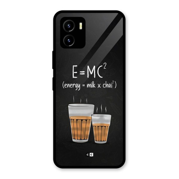 Tea Formula Glass Back Case for Vivo Y15s