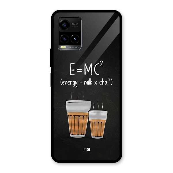 Tea Formula Glass Back Case for Vivo Y21G