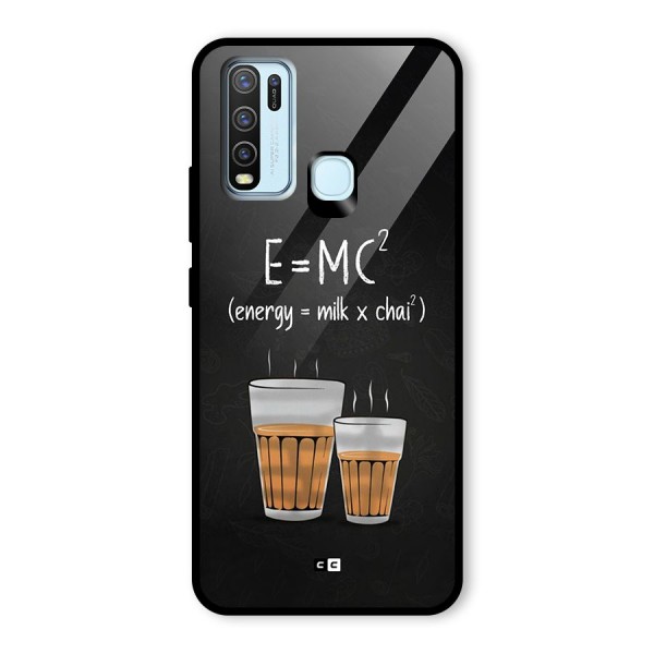 Tea Formula Glass Back Case for Vivo Y30