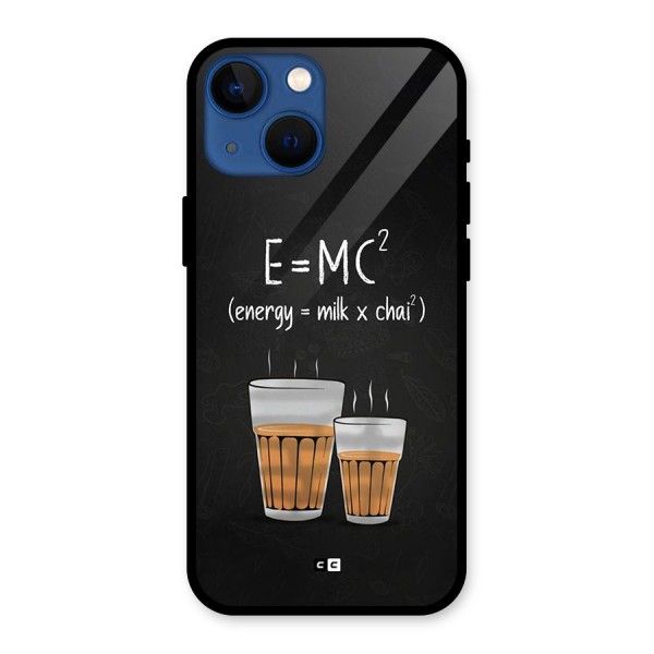 Tea Formula Glass Back Case for iPhone 13 Mini