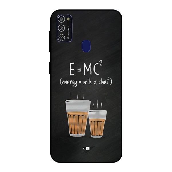 Tea Formula Metal Back Case for Galaxy M21