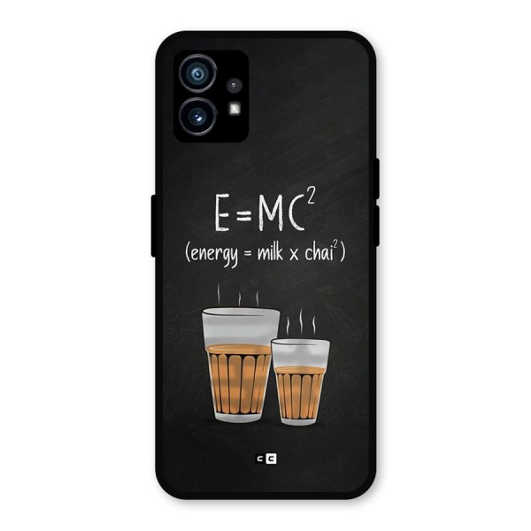 Tea Formula Metal Back Case for Nothing Phone 1