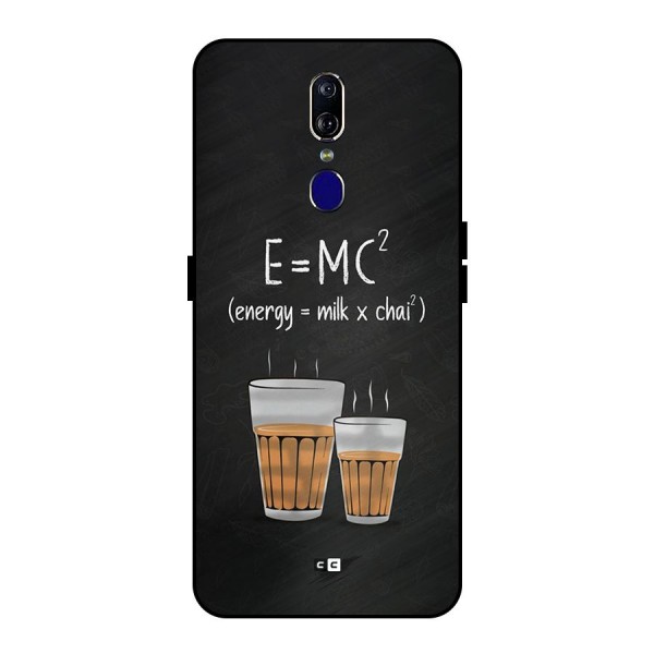 Tea Formula Metal Back Case for Oppo F11