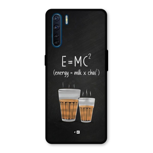 Tea Formula Metal Back Case for Oppo F15