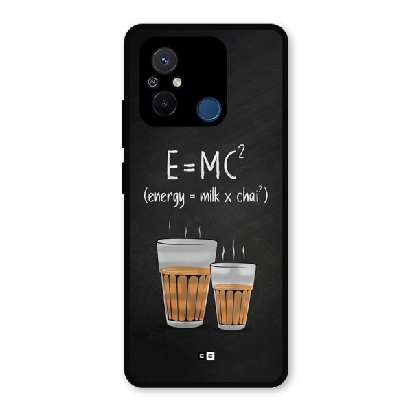 Tea Formula Metal Back Case for Poco C55